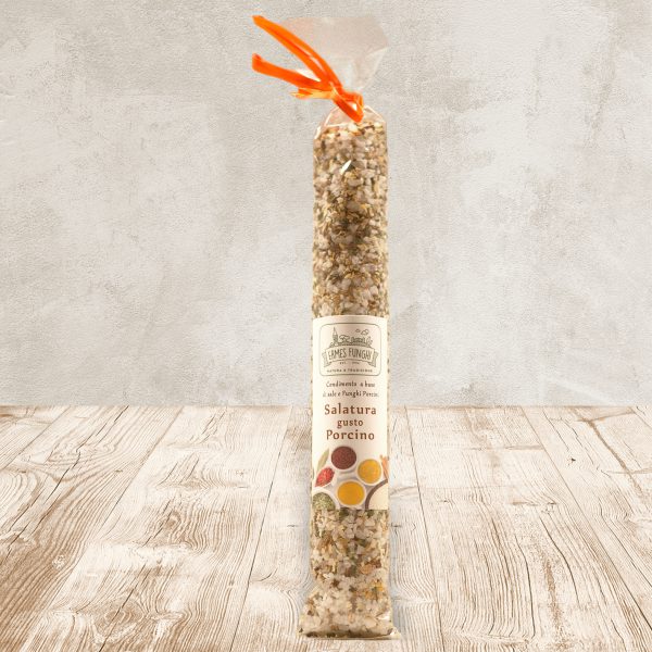 Tubo da 250 grammi di Salatura al gusto Porcino Ermes Funghi