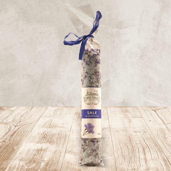 Tubo da 250 grammi di Sale al Fiordaliso Ermes Funghi
