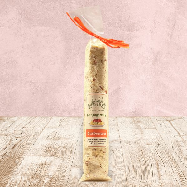 Tubo da 100 grammi di Spaghettata alla Carbonara Ermes Funghi