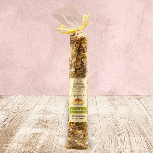Tubo da 100 grammi di Spaghettata alla Contadina Ermes Funghi