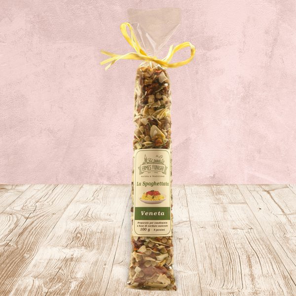Tubo da 100 grammi di Spaghettata alla Veneta Ermes Funghi