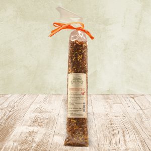 Tubo da 100 grammi di Peperoncino Frantumato Ermes Funghi