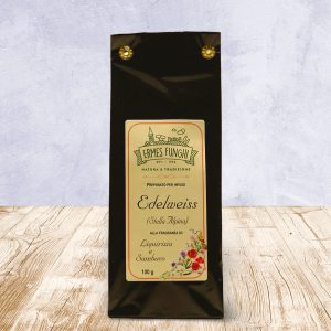 Confezione da 100 grammi di Infuso Edelweiss Ermes Funghi.