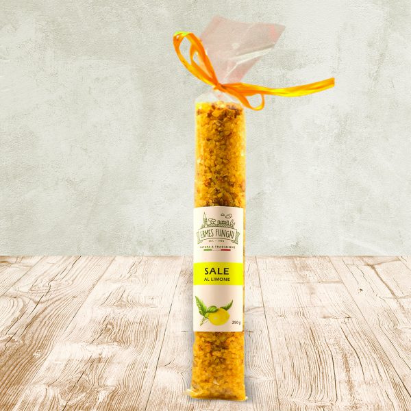 Tubo da 250 grammi di Sale al Limone Ermes Funghi