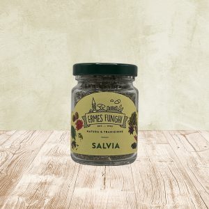 Vasetto da 15 grammi di Salvia Ermes Funghi.