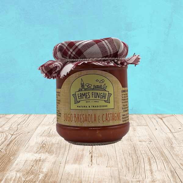 Sugo alla Bresaola e Castagne