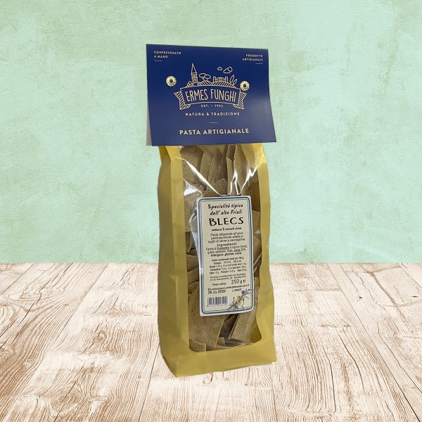 Pacco da 250g di Blecs artigianali.