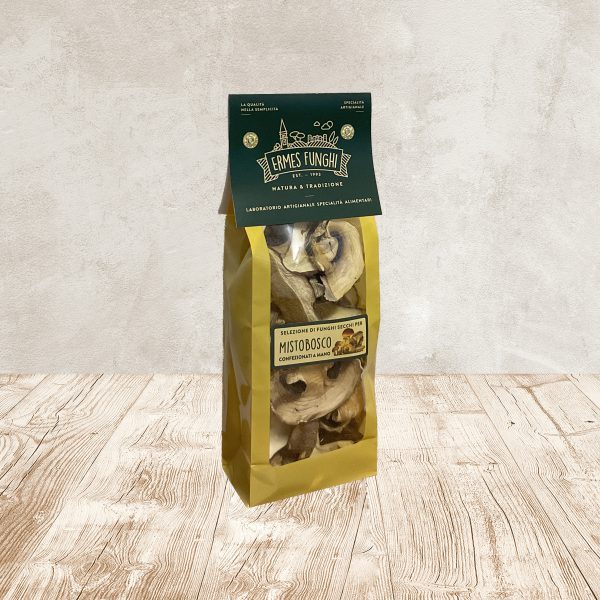 Pacco da 50 grammi di funghi misti Ermes Funghi